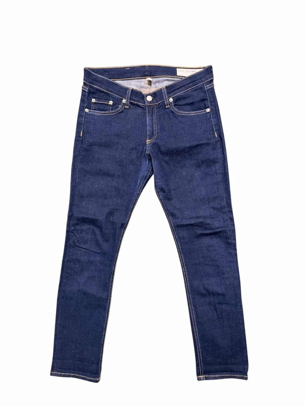 Rag & Bone Capri Skinny Jeans, Dark Blue, Cotton, Women’s Size 28